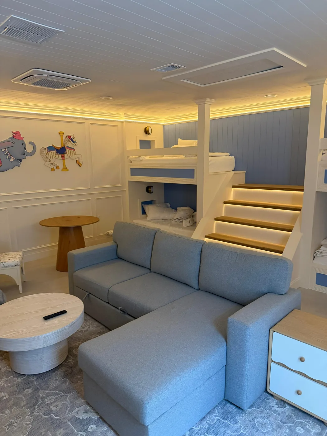 Custom built-in bunk bed room we designed and built