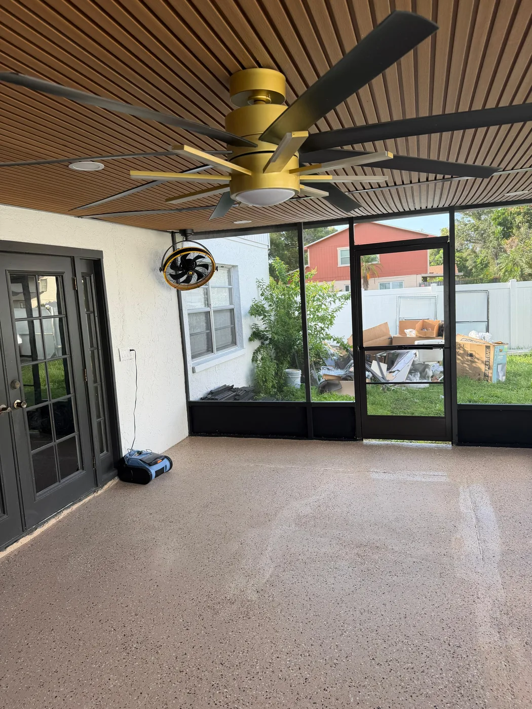 Lanai converted into a bright Florida room